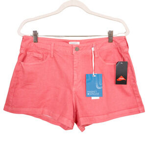 MARKET & SPRUCE Stitch Fix Dark Pink Dylan High Rise Garment Dye Short Womens 12
